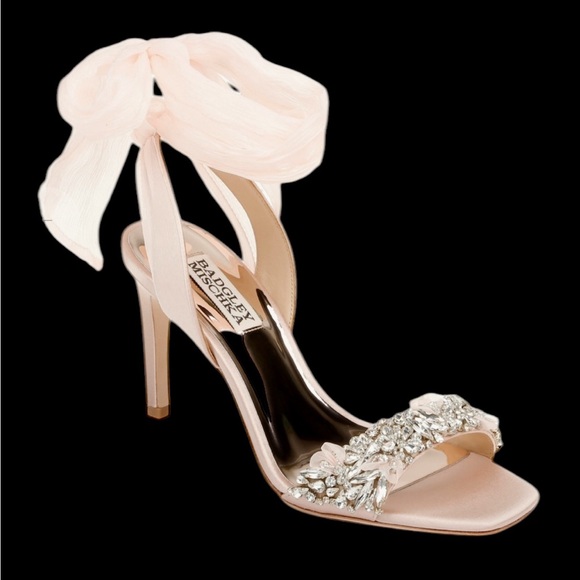 Badgley Mischka Bobbie Statement Bow Strap Stiletto - Picture 1 of 15